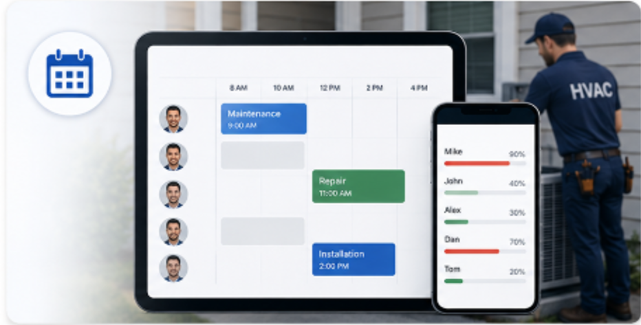 Keep technicians Schedules Full